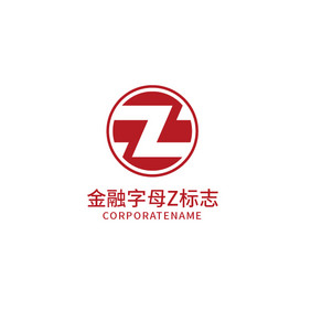 红色金融字母z标志