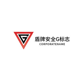 三角形科技字母g标志