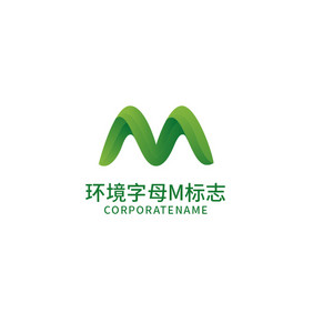 环境绿色字母m标志