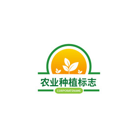 农业农田绿色环保logo