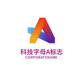 科技字母a标志logo