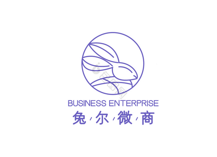 兔子图形电商微商LOGOVI图片