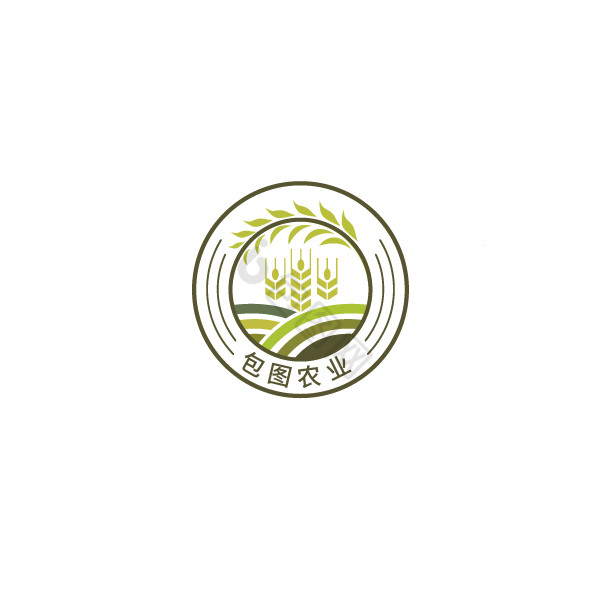 农业农田环保果园标志logo