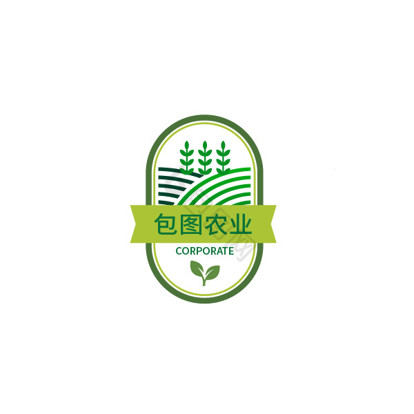 农业农林果园徽章标志logo图片