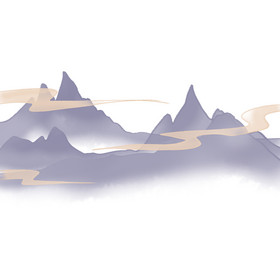 素色中国风山水中式图片