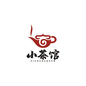 茶馆茶楼茶道茶叶大红袍LOGO标志VI