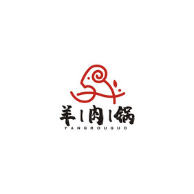 羊肉火锅羊庄羊肉LOGO标志VI