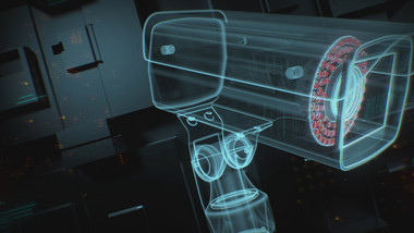 虚拟监控科技感片头ae模板