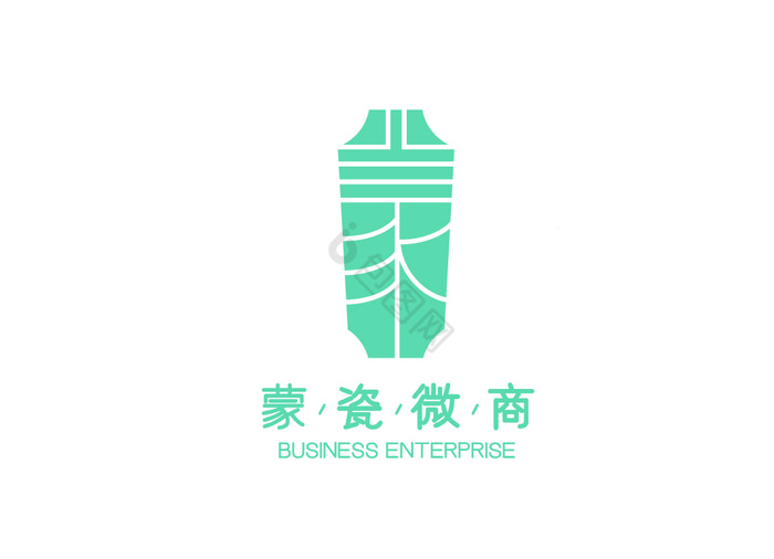 蒙字体电商微商logoVI图片