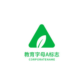 教育字母a标志logo