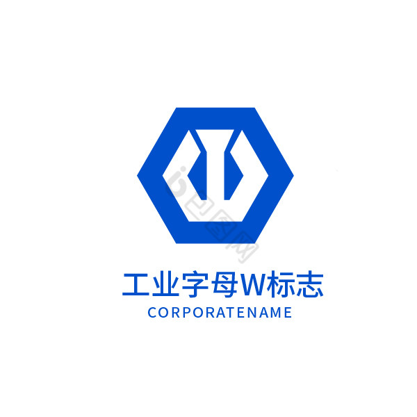 工业字母w标志logo图片