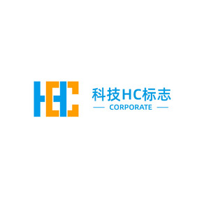 科技教育字母hc标志