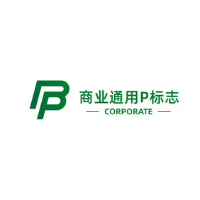 教育科技通用字母p标志