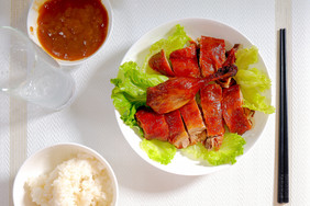 美食 烤鸭 烧鸭 鸭腿图片 餐饮 肉类