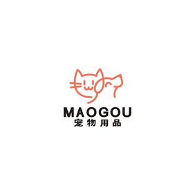 宠物用品宠物店猫狗LOGO标志VI