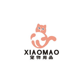 小猫用品宠物店猫粮玩具LOGO标志VI