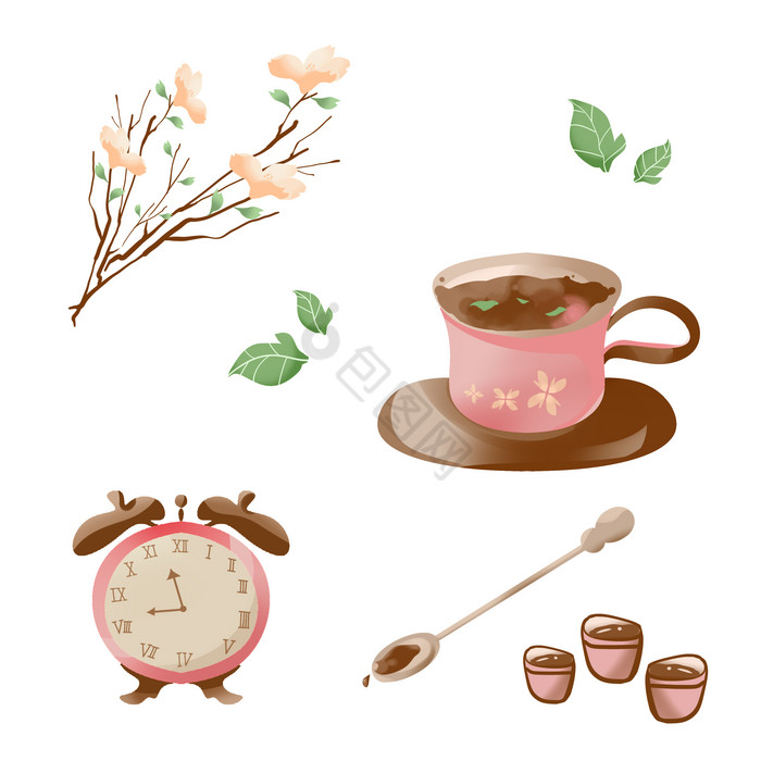 茶饮茶具茶壶茶文化图片