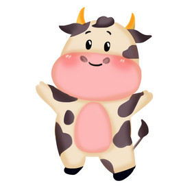 2021新年q版牛牛图片