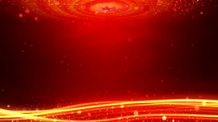 红色动态党政晚会背景视频