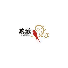 燕窝燕子补品保健品清新LOGO标志VI