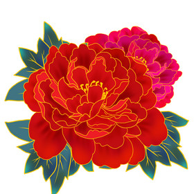 花开富贵牡丹花