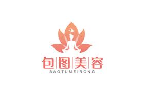 健康暖色医美logo