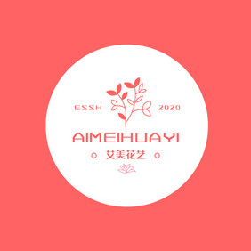 花店花艺标志logo