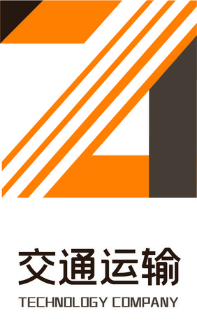 橙色棕色大气交通运输LOGO