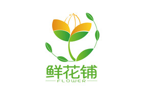 清新时尚鲜花铺LOGO