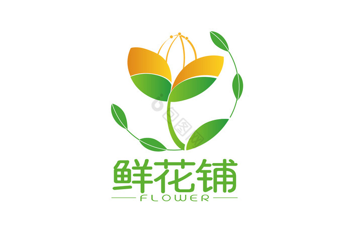 鲜花铺LOGO图片