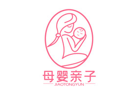 高端大气母婴亲子电商LOGO