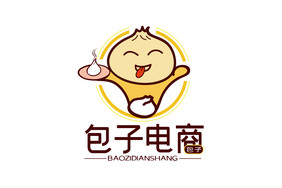 清新时尚包子铺电商LOGO