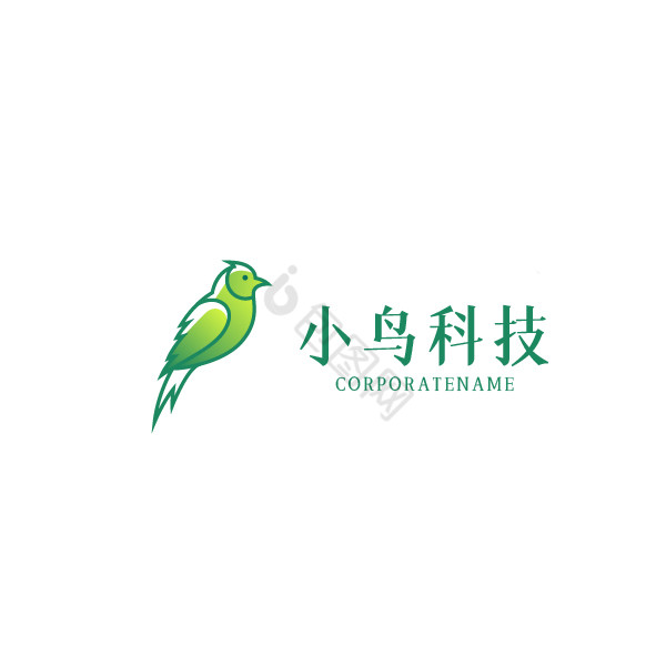 小鸟科技互联网logo图片