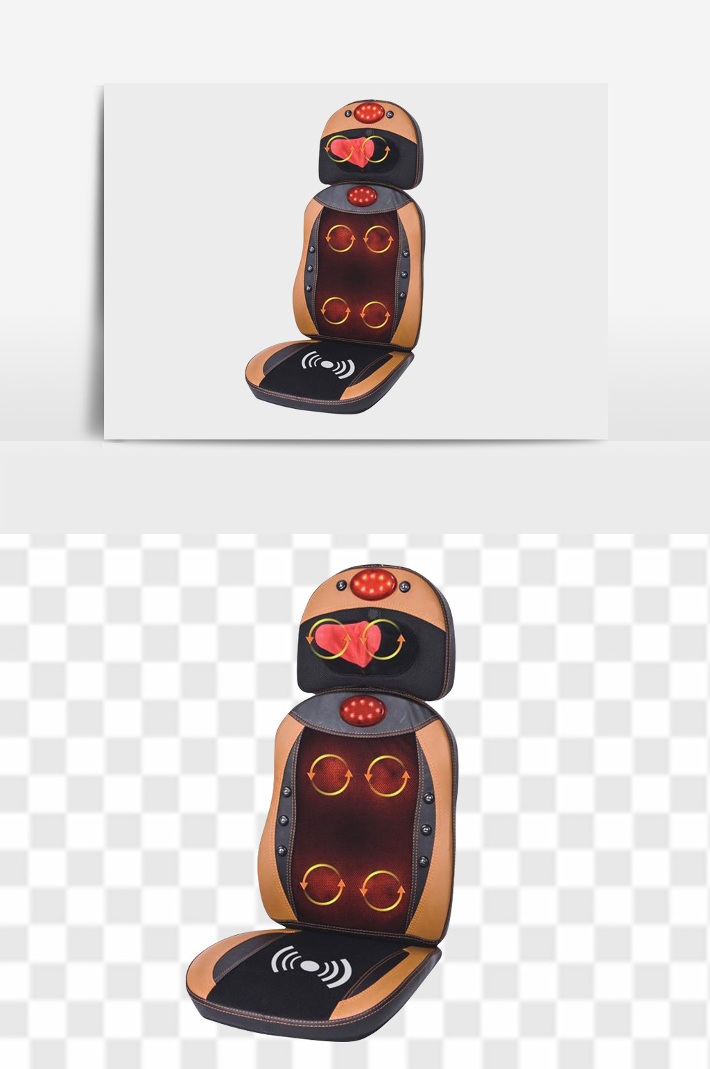 全自动电动按摩椅png
