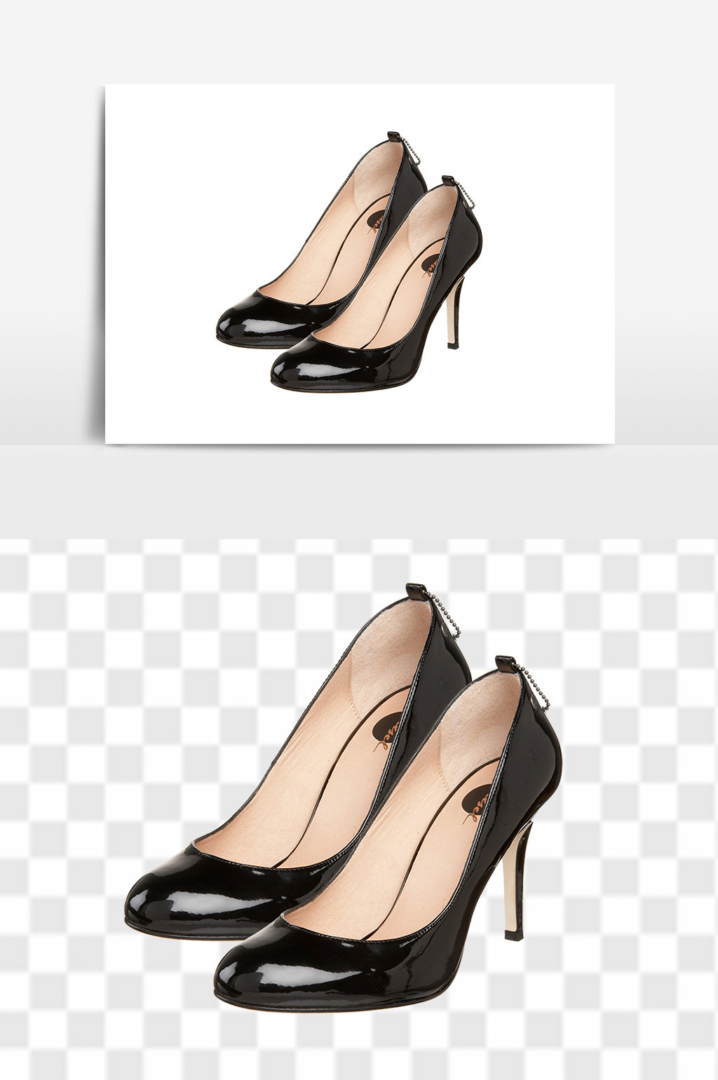 黑色时尚女士高跟鞋模板免费下载_1920像素psd图片设计素材_【包图网