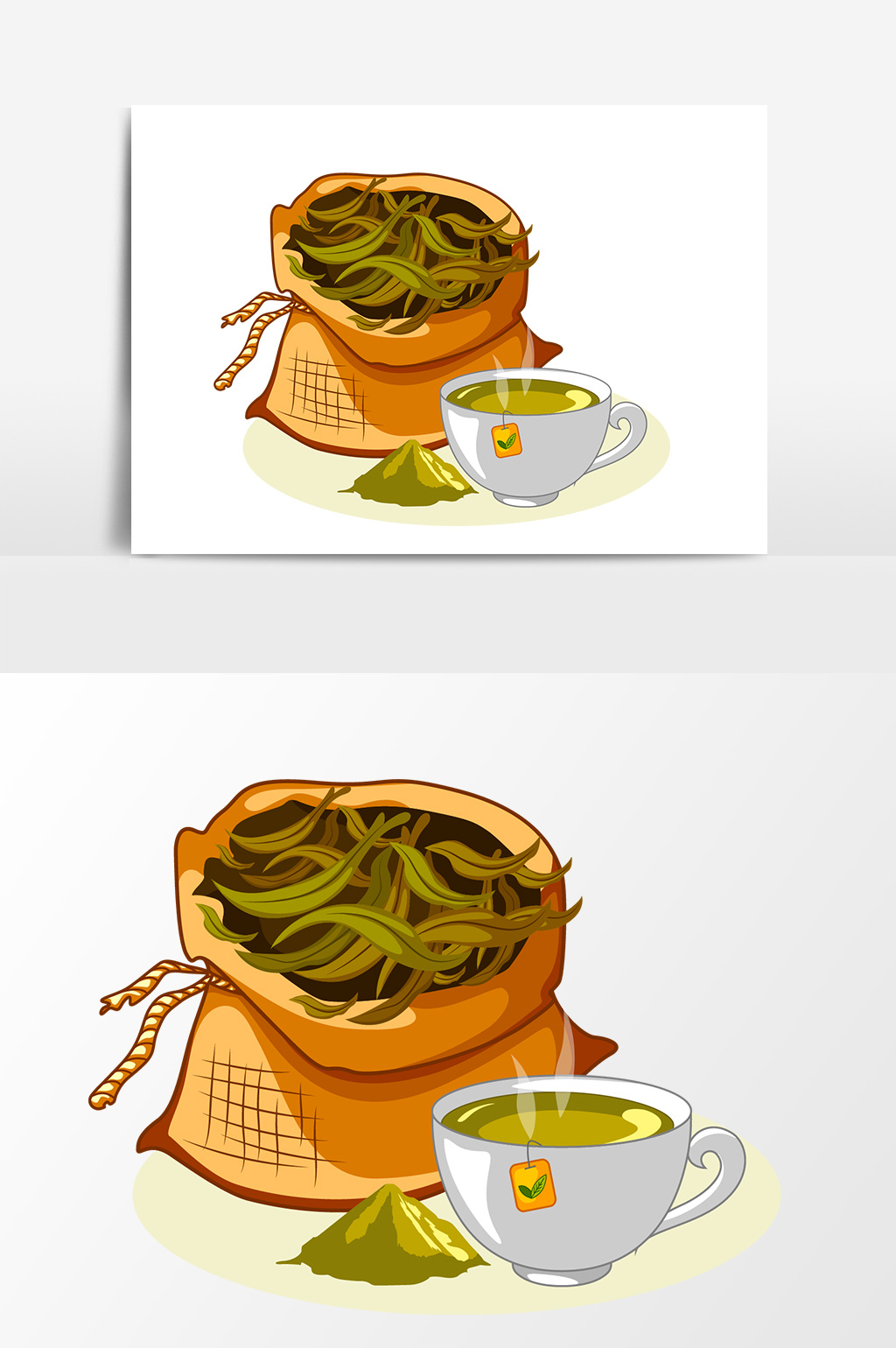 卡通茶叶
