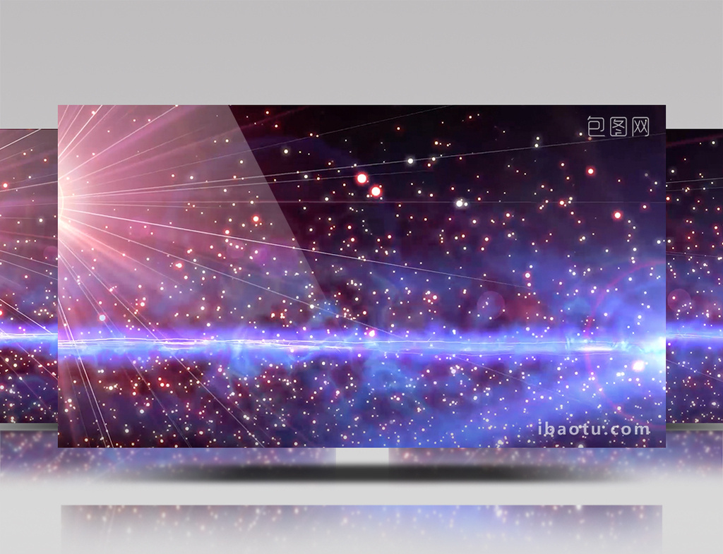 粒子光芒紫色色调企业晚会演艺背景素材 图片编号17906687 颜色模式