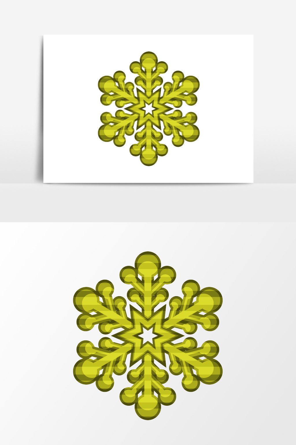 绿色雪花图案设计元素模板下载_1920x1080像素_【包图网】