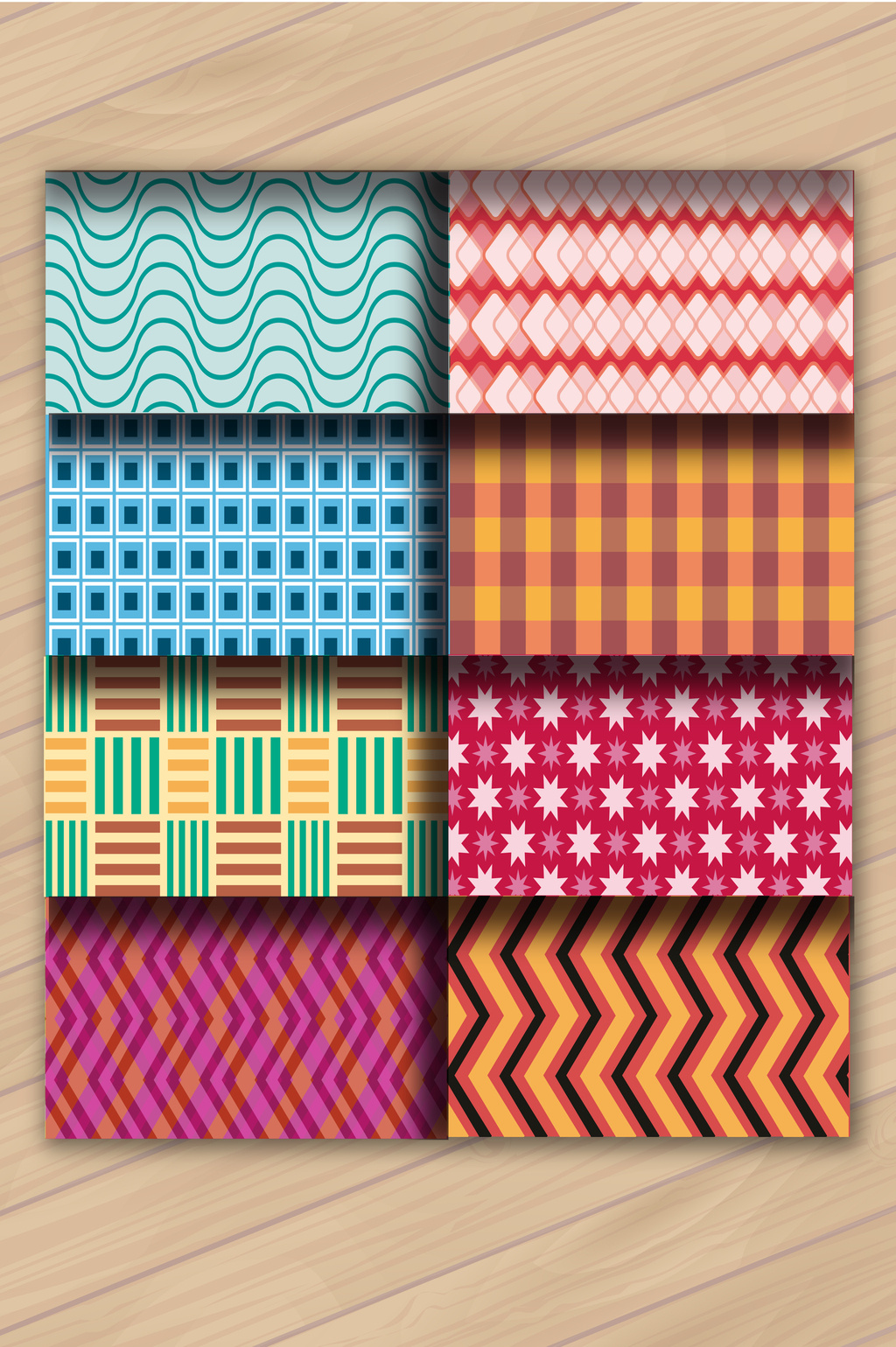 包图 广告设计 背景 【ai】 条纹印花画布几何卡通 所属分类: 广告