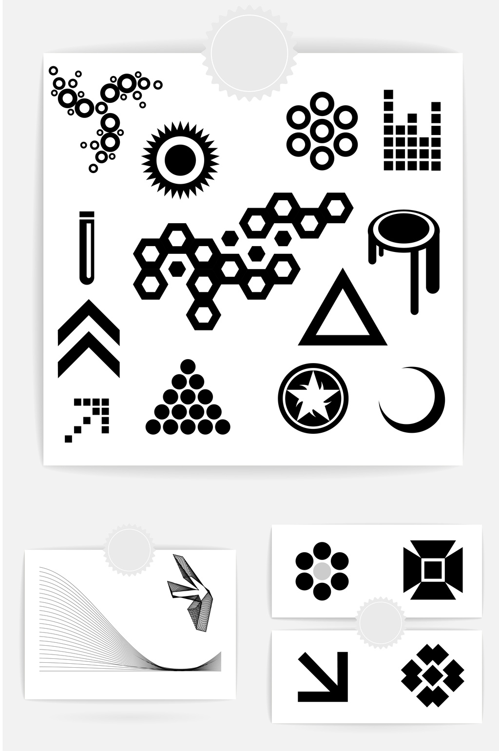 19款矢量抽象图案