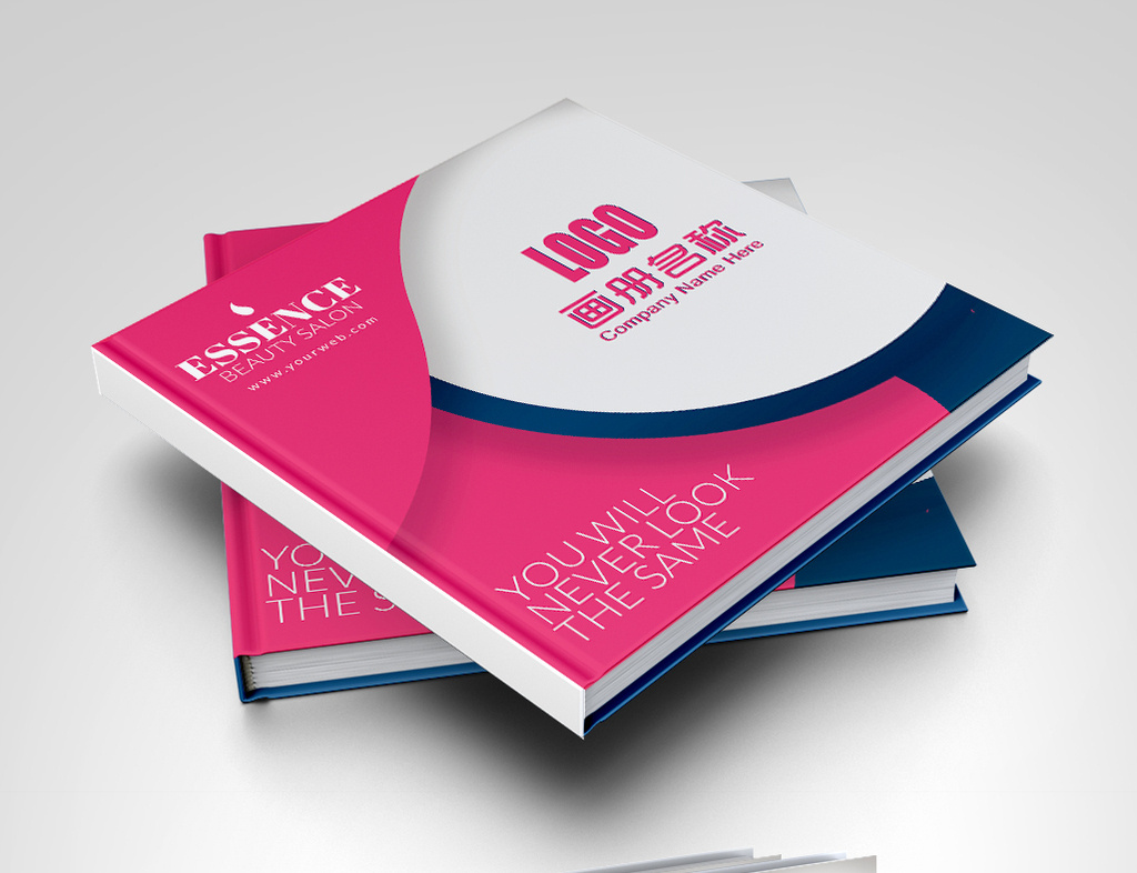 好看的现代时尚亮色系画册封面素材免费下载,本次作品主题是广告设计