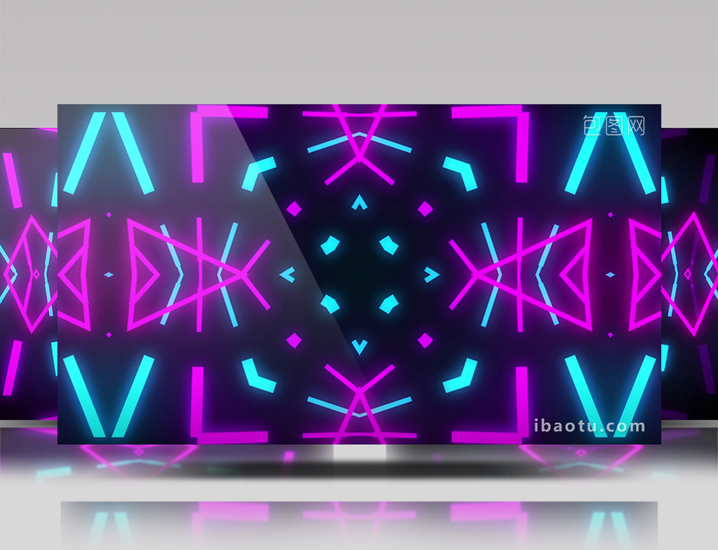 慢摇弹跳时代舞台背景视频图片