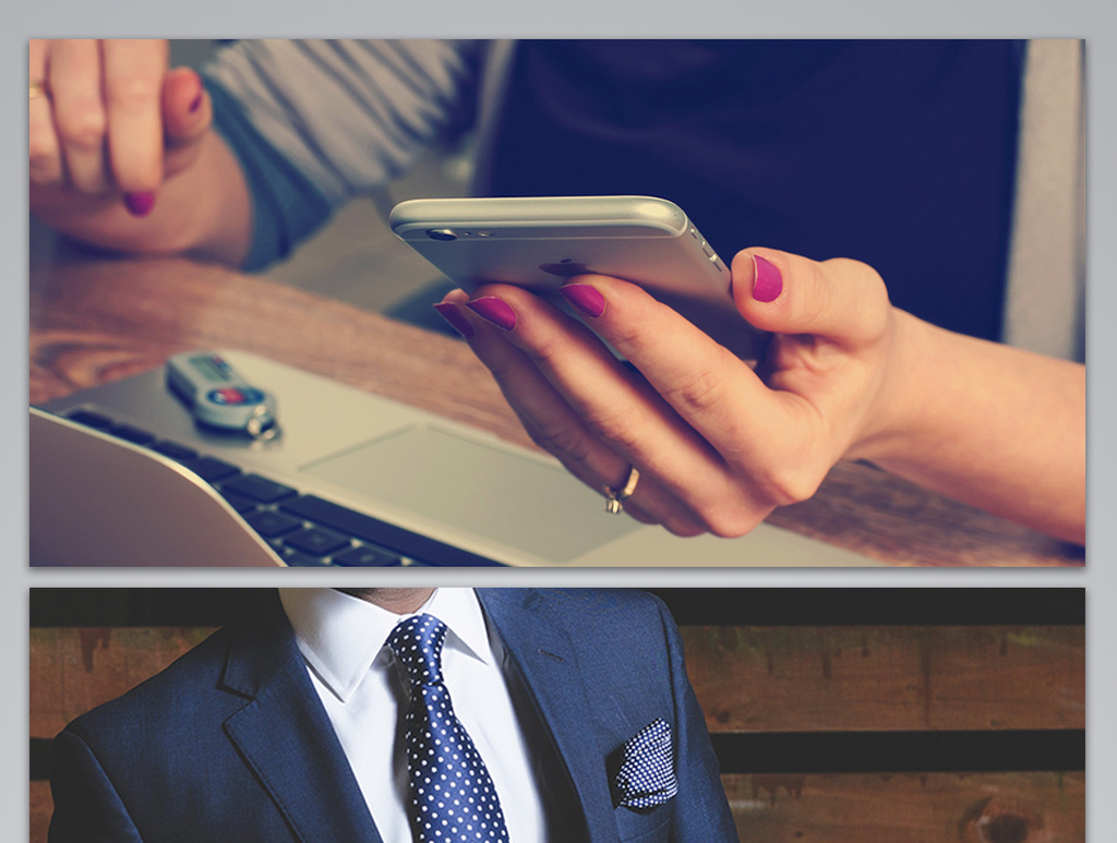 商务服务办公背景图