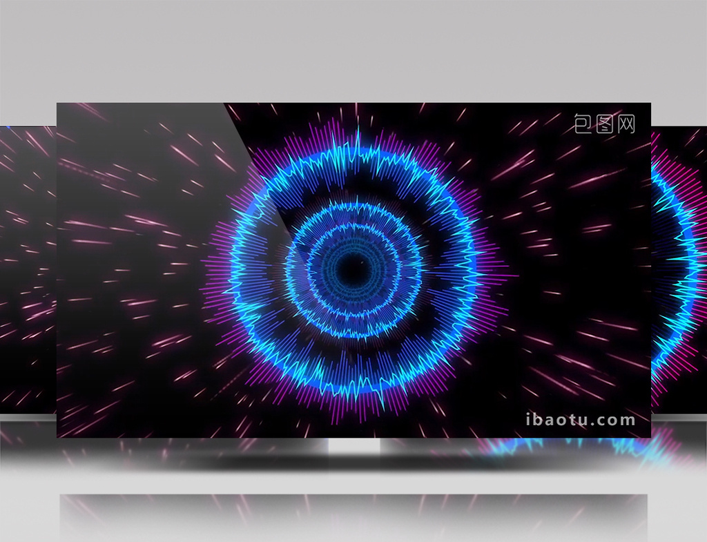 光线粒子运动vj视频素材