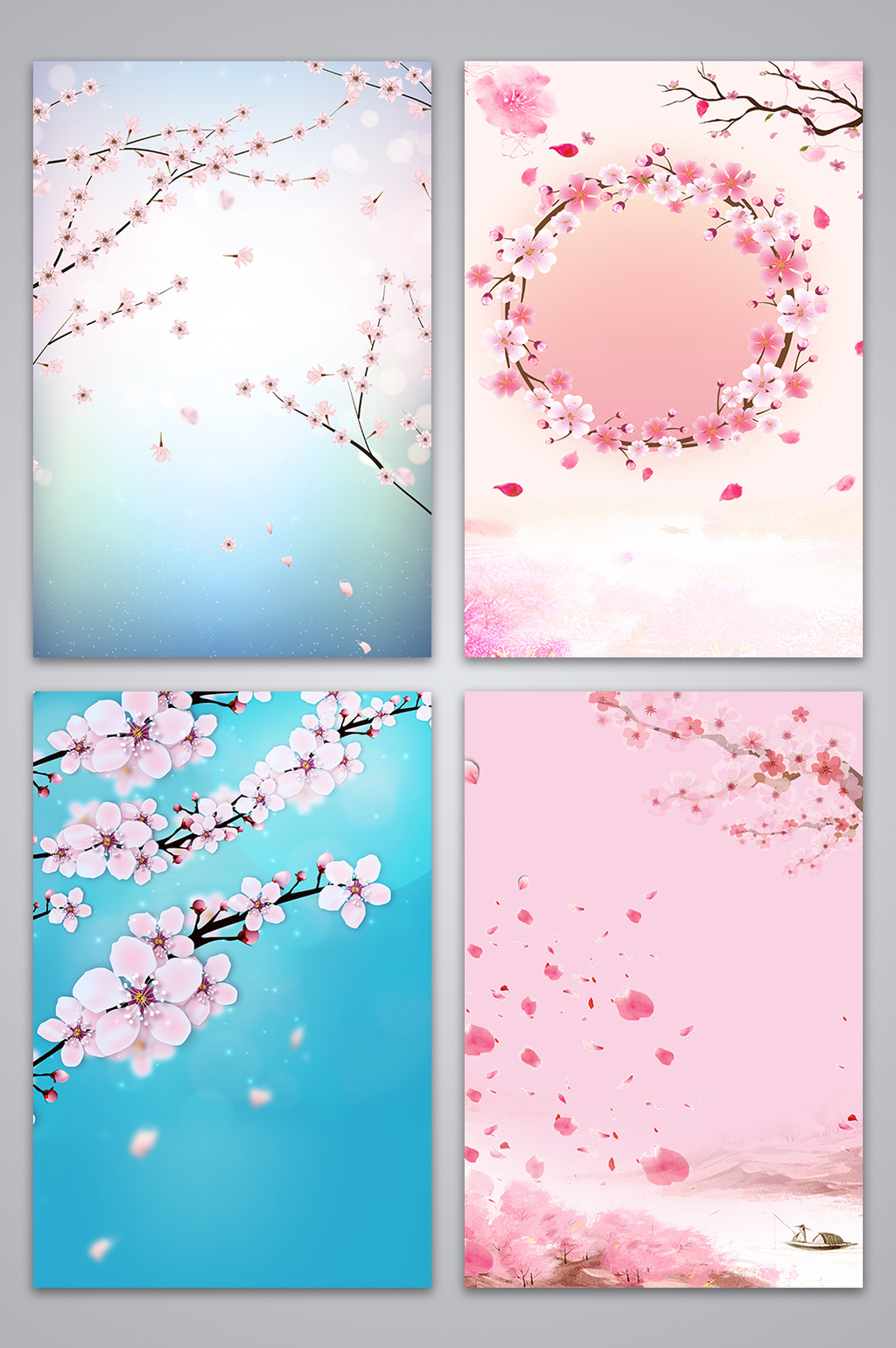 桃花唯美广告背景图模板免费下载_3543像素psd图片设计素材_【包图网