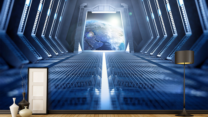 进入未来时空的音效素材