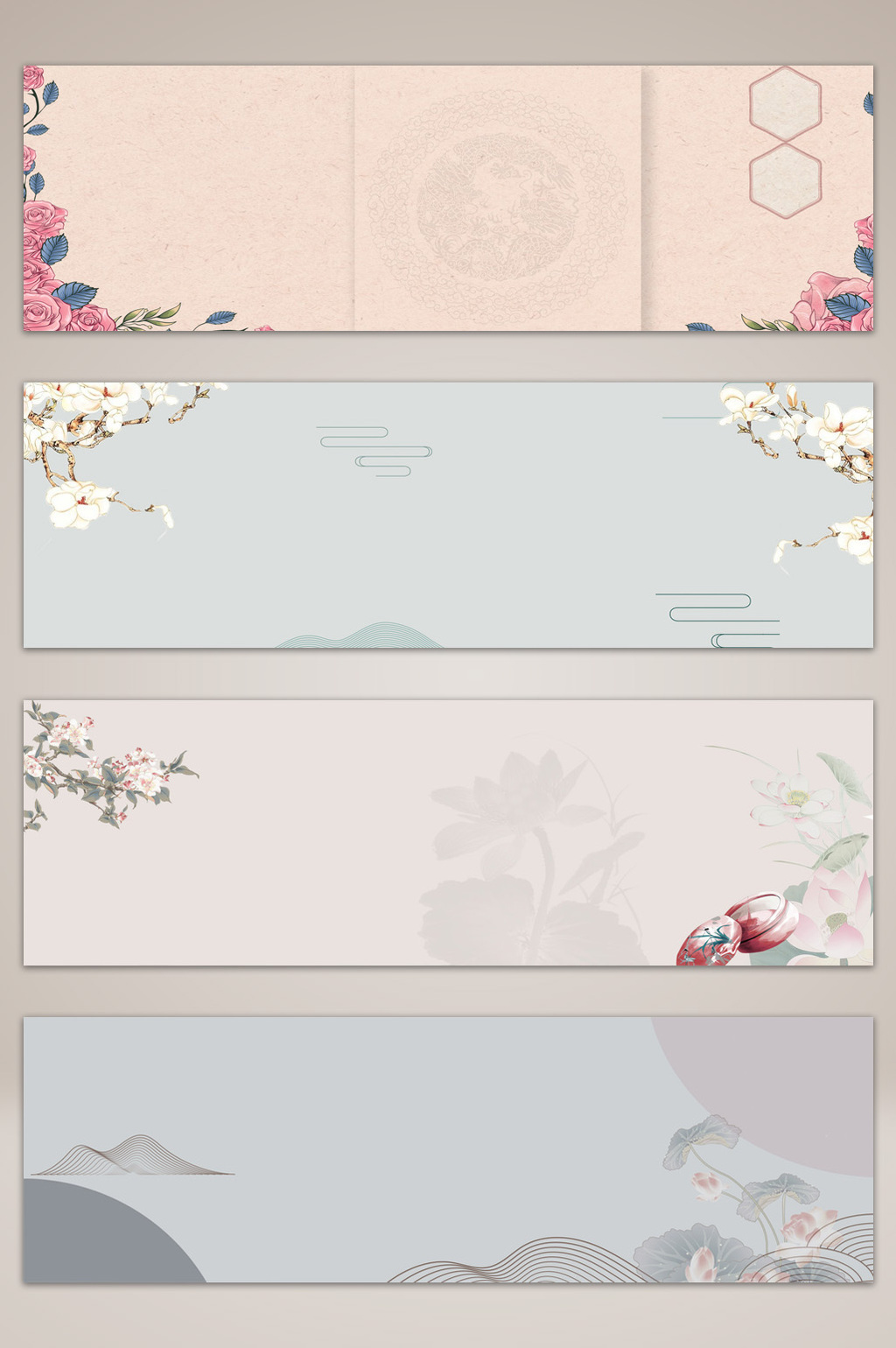 古风古典banner海报背景模板免费下载 _背景图片设计素材_【包图网】