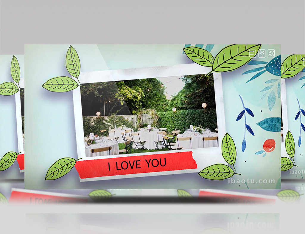 可爱卡通手绘表白婚礼暖场温馨甜蜜爱情成长电子相册 AE模板-天天素材网