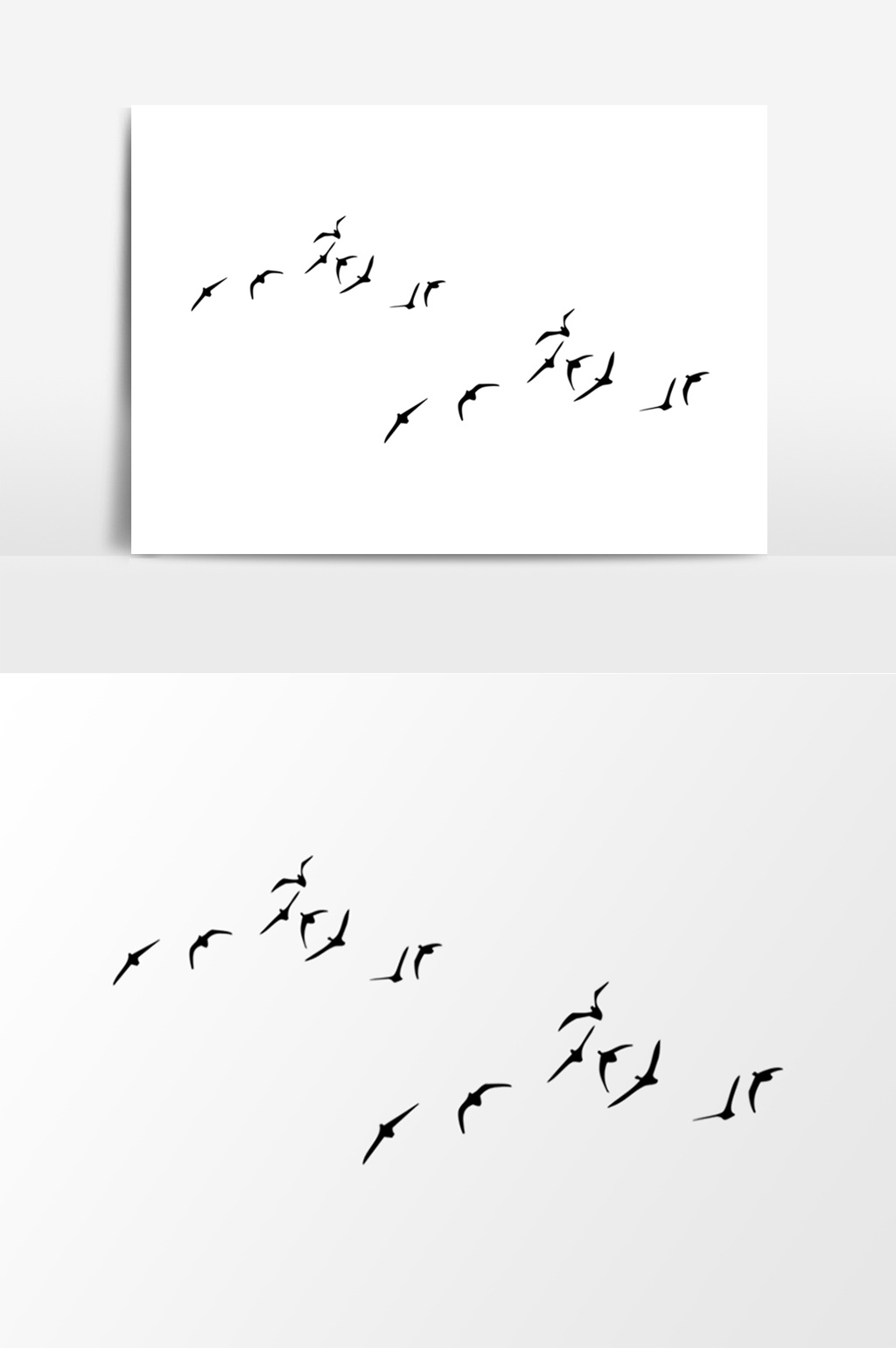 包图 广告设计 元素 > 飞鸟剪影元素素材 上传时间2018-04-26 10:22