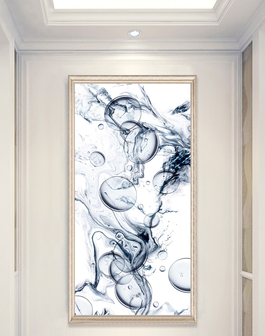 北欧现代创意抽象艺术玄关画玄关装饰画